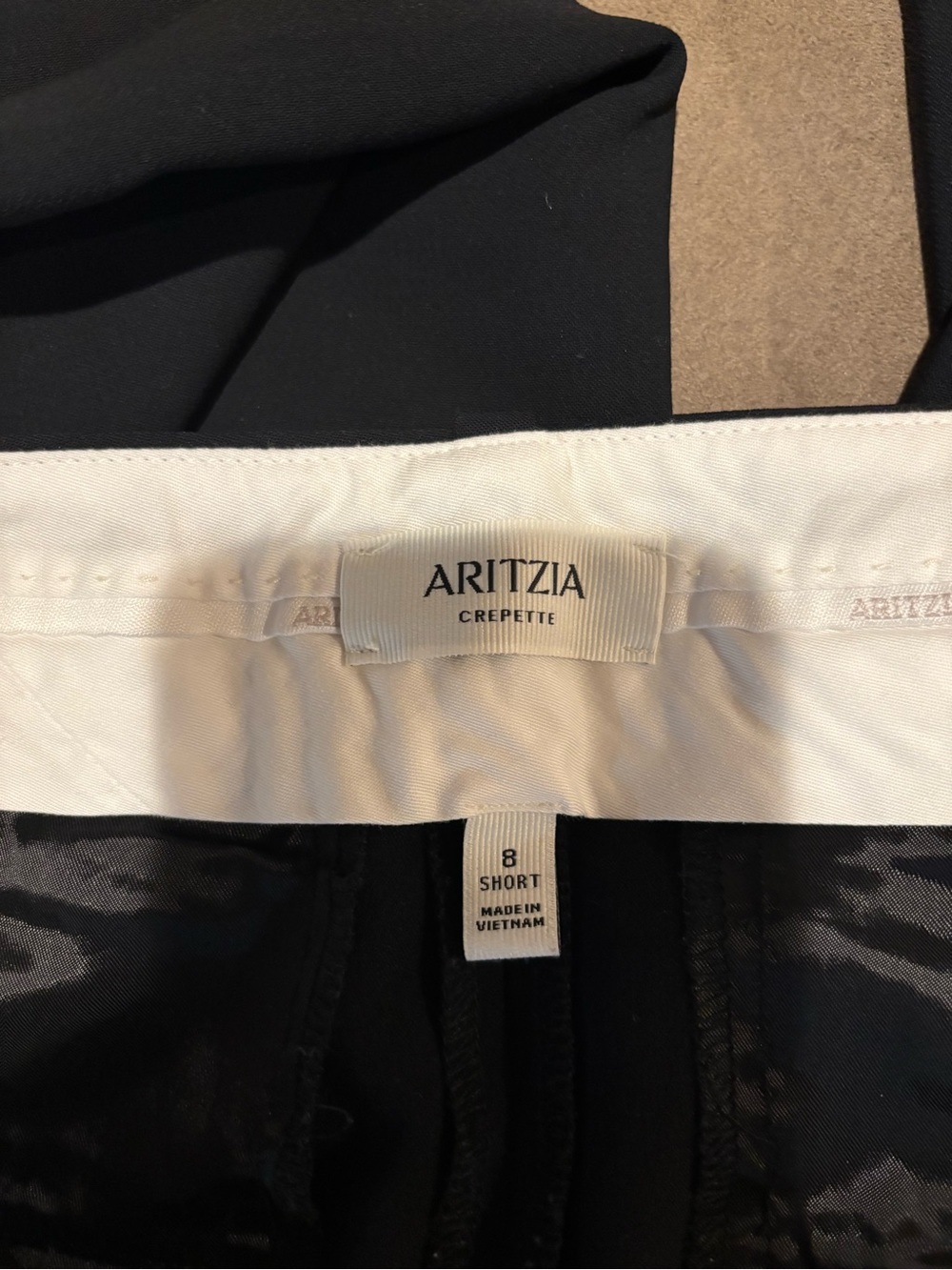 Aritzia Crepette Wide-Leg Pants in Black